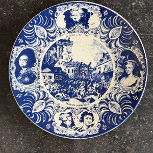 "Delft" sienas šķīvis, liela izmēra (7260)