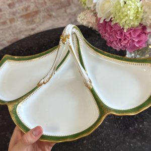 trīsdaļīgs porcelāna trauks, vidēja izmēra (7225)
