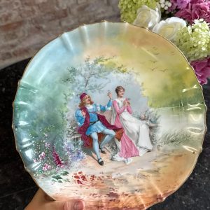 “Limoge” porcelāna šķīvis, vidēji liela izmēra (7194)