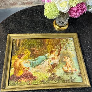 ierāmēta printa glezniņa, viegla pēc svara, neliela izmēra (7129)